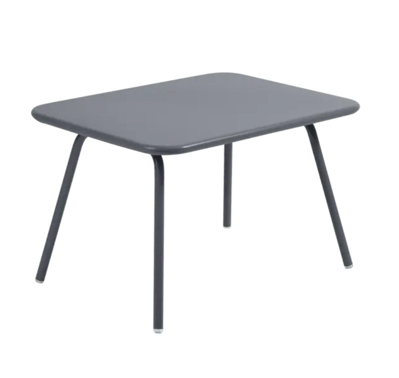 Load image into Gallery viewer, Fermob Luxembourg Kid Table, a children’s table with a Liquorice finish, designed for kids' play and activity space.