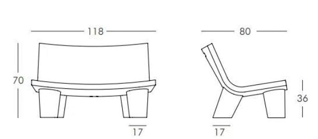 Load image into Gallery viewer, Low Lita Love Seat - Custom Wood Designs