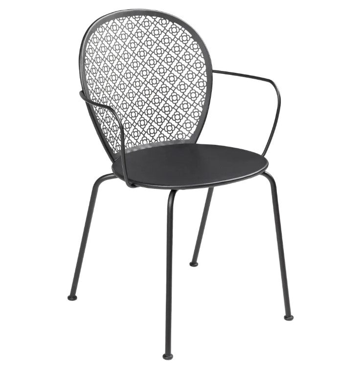 Load image into Gallery viewer, Fermob Lorette outdoor metal chair with sleek design, suitable for hospitality, restaurant, and outdoor living settings.