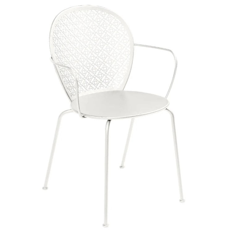 Load image into Gallery viewer, Fermob Lorette outdoor metal chair with a sleek design, suitable for cafes, restaurants, and outdoor living spaces.