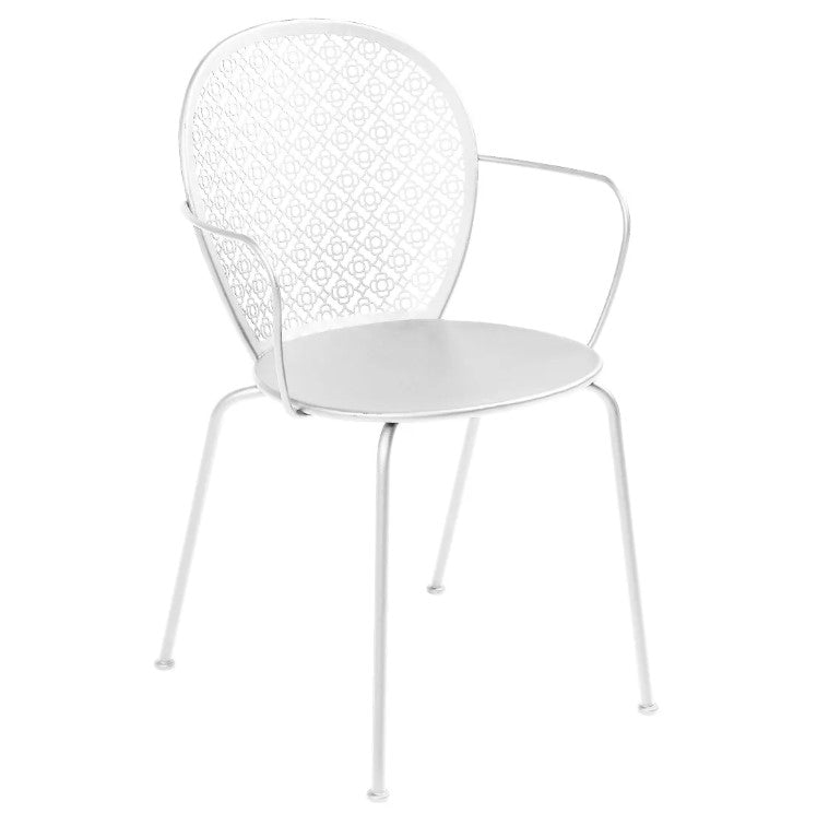 Load image into Gallery viewer, Fermob LORETTE outdoor metal chair with a modern design, suitable for hospitality, restaurant, and outdoor living spaces.