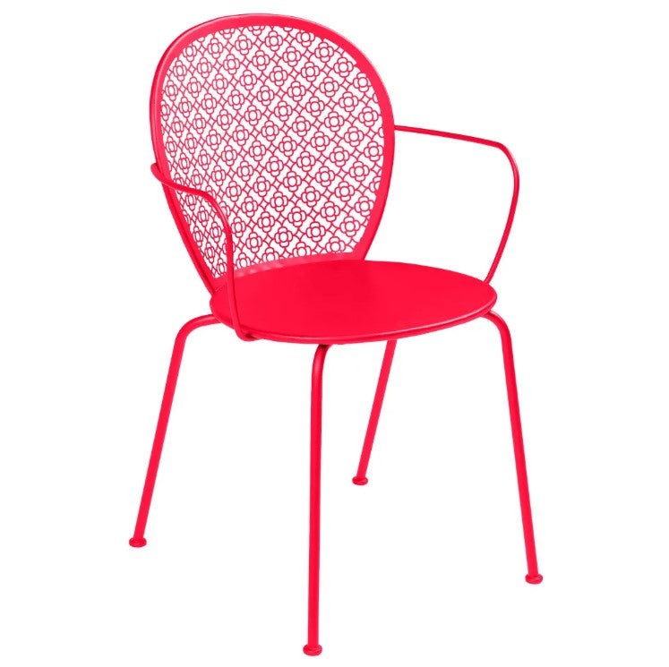 Load image into Gallery viewer, Fermob LORETTE outdoor metal chair with sleek design, perfect for garden, patio, or restaurant outdoor seating.