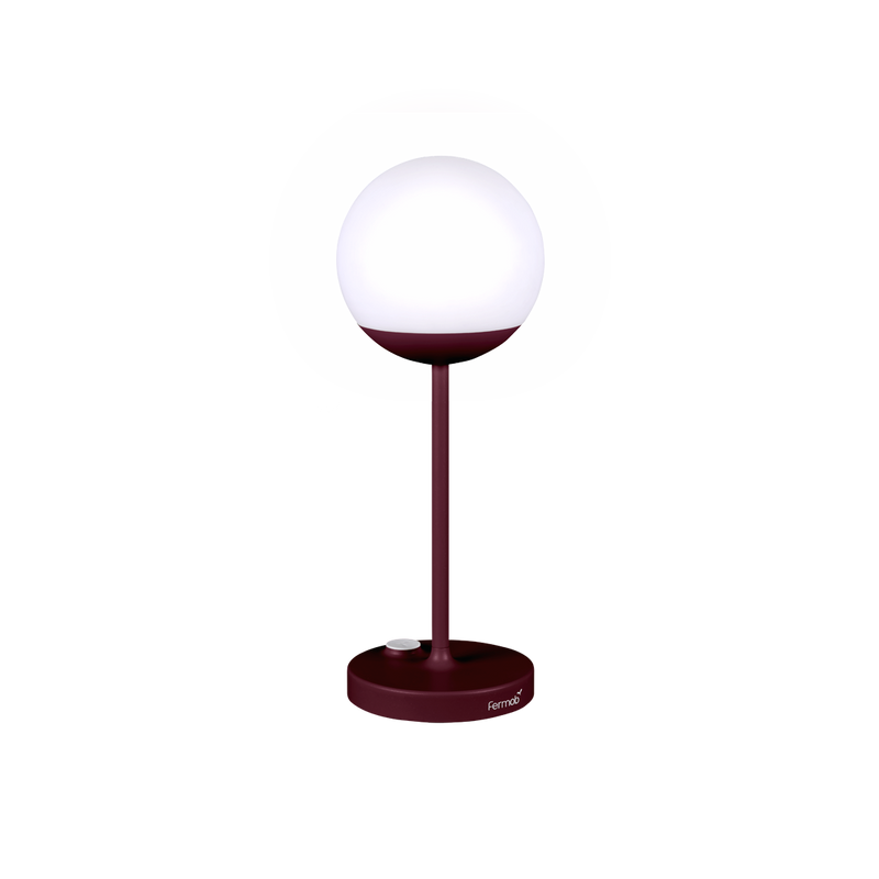 Load image into Gallery viewer, Fermob Mooon! Wireless Table Lamp H.41 cm – Black Cherry