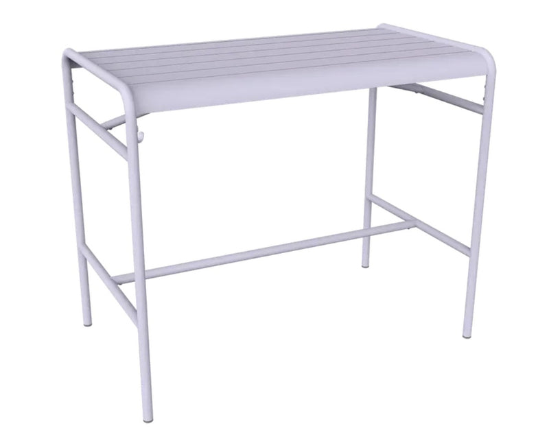 Load image into Gallery viewer, Fermob Luxembourg high metal table with 126 x 73 cm surface, featuring a modern design and sturdy metal construction.