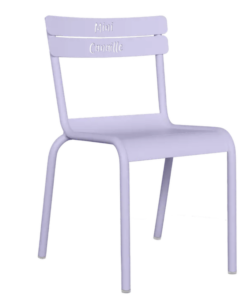Load image into Gallery viewer, Fermob Luxembourg Kid Chair from Fermb Kids Corner Contract in marshmallow color, featuring a playful, modern children's furniture design.