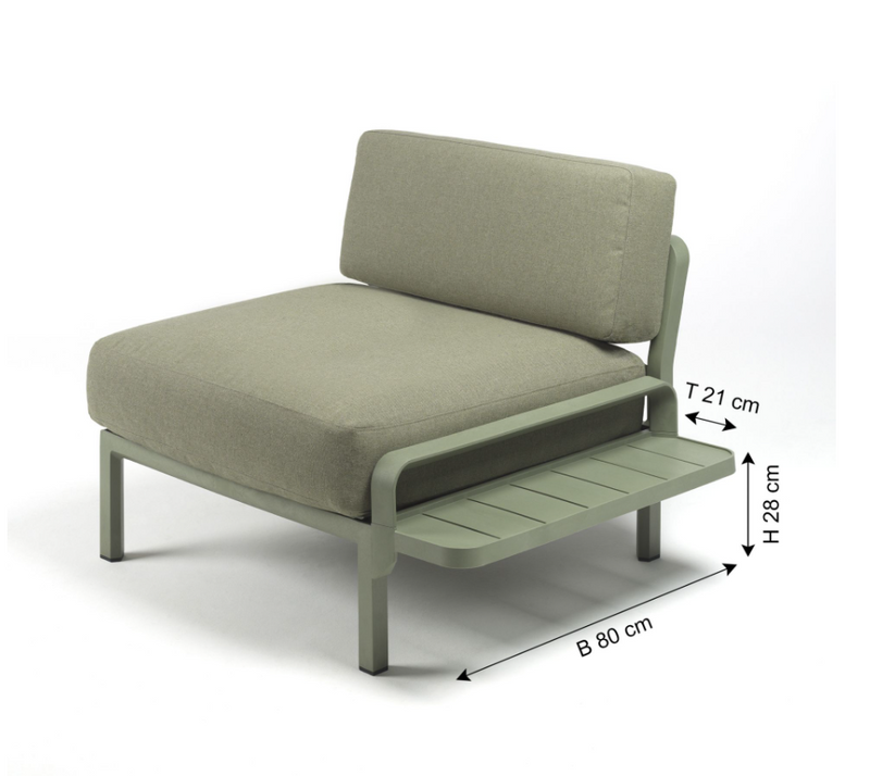 Load image into Gallery viewer, Nardi Maximo Storage Pocket Module made of recycled resin, designed for sustainable furniture storage in Ireland.
