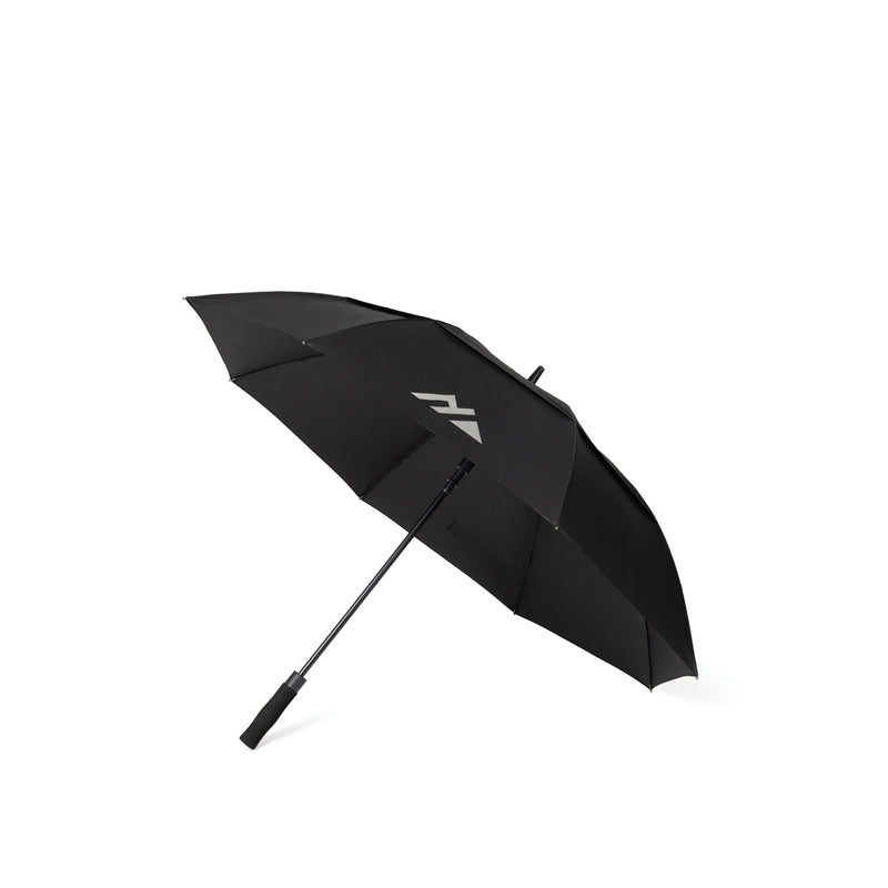 Load image into Gallery viewer, Nordic Drift 27-inch AWARE™ RPET storm umbrella with UPF 50+ proof fabric, sturdy frame, and compact design for rain protection.