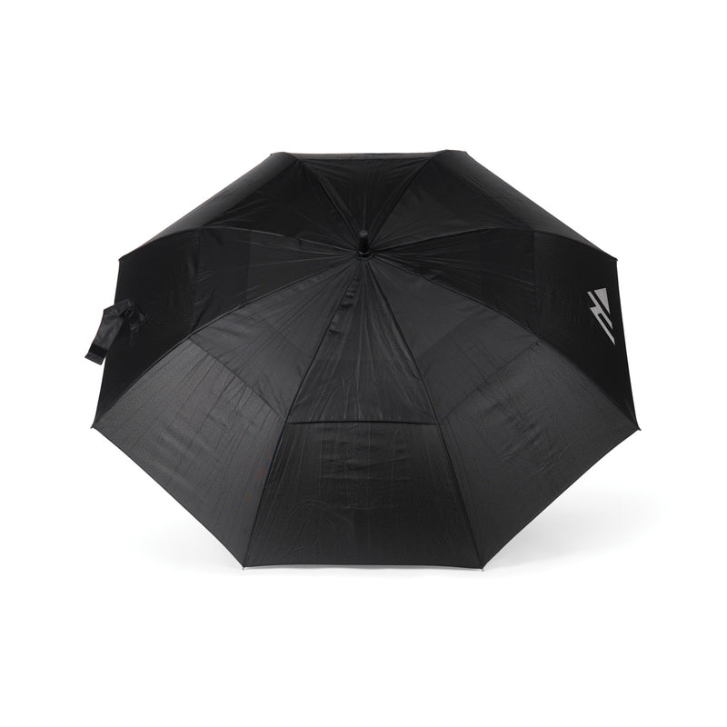 Load image into Gallery viewer, Nordic Drift Storm UPF 50+ umbrella with Nordic Drift logo, 27-inch size, windproof design, and durable RPET fabric.