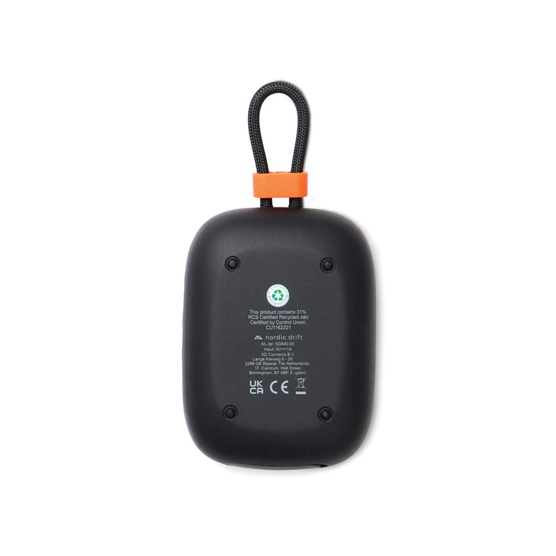 Load image into Gallery viewer, Nordic Drift Titan 5W waterproof and dustproof IP67 audio speaker, rugged portable speaker with control buttons and durable design.