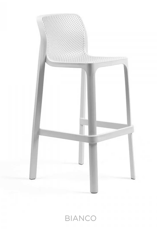 Nardi Net Stool – Stylish Italian Outdoor Bar Stool - Custom Wood Designs