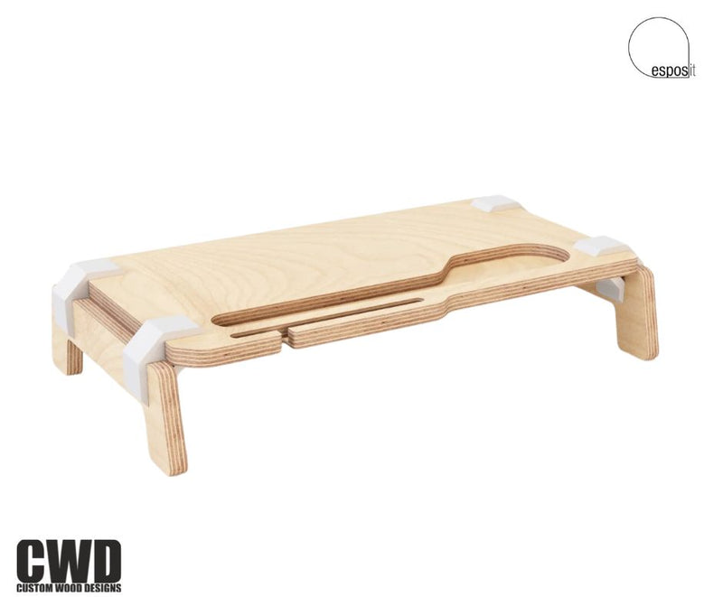 Load image into Gallery viewer, Supporto Monitor Lifty Exclusive - Custom Wood Designs