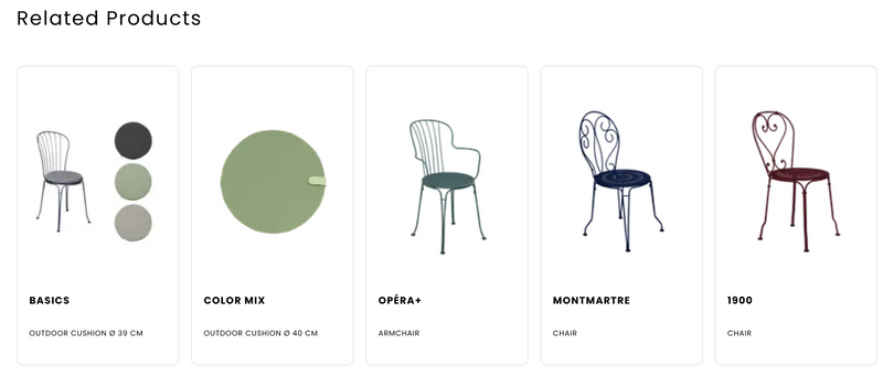 Load image into Gallery viewer, Fermob OPÉRA+ outdoor metal chair with curved seat and backrest, suitable for patio or restaurant outdoor seating.
