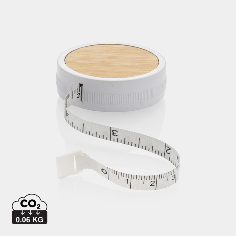 Load image into Gallery viewer, XD Collection RCS recycled plastic and bamboo tailor tape tool, lightweight and eco-friendly measuring tape with durable design.