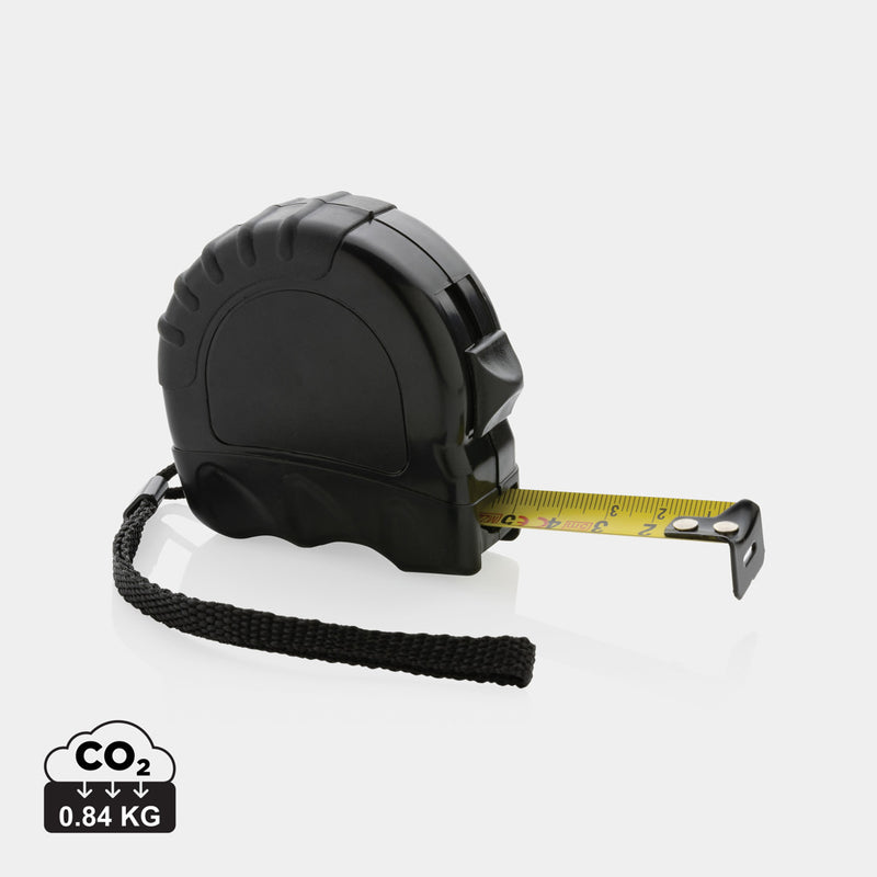 Load image into Gallery viewer, Recycled plastic 5-meter, 19mm tape from XD Collection Tools & Torches, showing the tape roll with clear measurements