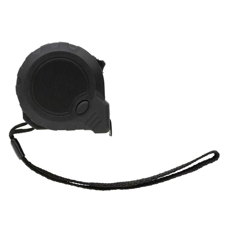 Load image into Gallery viewer, XD Collection RCS recycled plastic 3M/16 mm tape measure with stop button, tool and torch accessory, shown in close-up image.