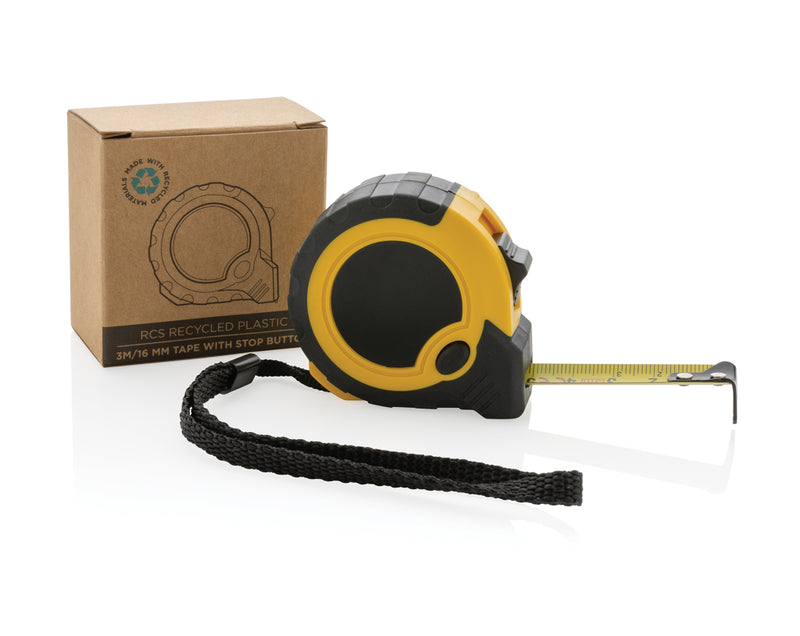 Load image into Gallery viewer, XD Collection RCS recycled plastic 3M/16 mm tape with stop button, a versatile tool in Tools & Torches category.