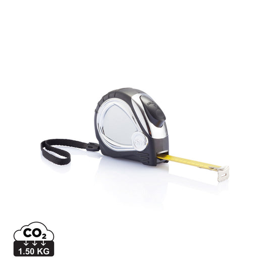 Chrome plated auto stop tape measure - Custom Wood Designs