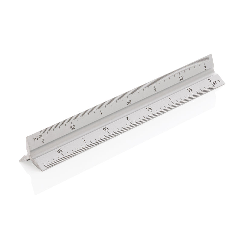 Load image into Gallery viewer, 15cm. Aluminum triangular ruler - Custom Wood Designs