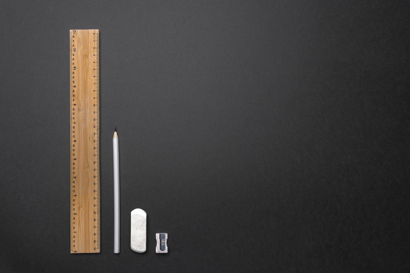 Load image into Gallery viewer, XD Collection Timberson extra thick 30cm double-sided bamboo ruler with clear measurement markings, ideal for precise measuring tasks.