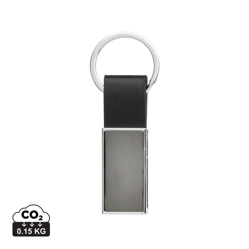 Load image into Gallery viewer, Luxury PU keychain by XD Collection featuring recycled zinc alloy, designed as a stylish lanyard and keychain accessory.
