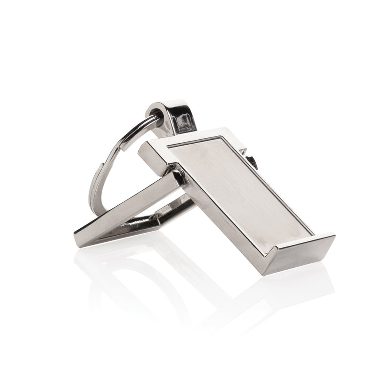 Load image into Gallery viewer, RSC recycled zinc alloy phone stand keychain - Custom Wood Designs