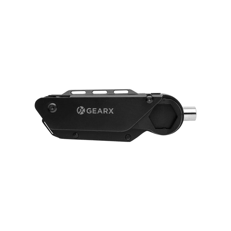 Load image into Gallery viewer, GearX bicycle tool from Tools & Torches collection, with various wrench and screwdriver attachments on a black background.