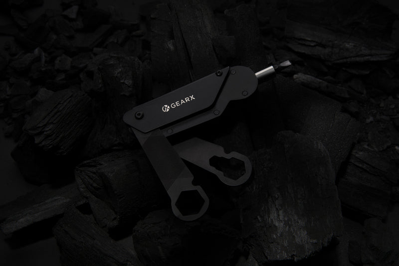 Load image into Gallery viewer, GearX bicycle tool set with multiple tools and torches for bike maintenance, compact and durable for on-the-go repairs.