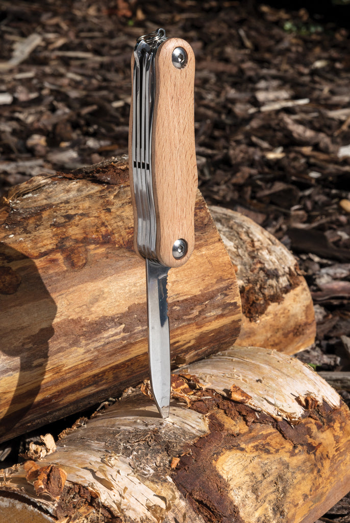 Load image into Gallery viewer, Wood pocket knife - Custom Wood Designs