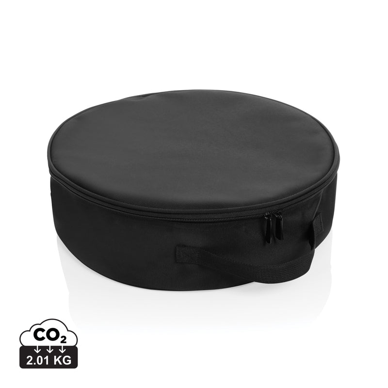 Load image into Gallery viewer, XD Collection Volty Aware RPET EV-cable storage bag for car safety, shown with organized cables inside on a vehicle seat.