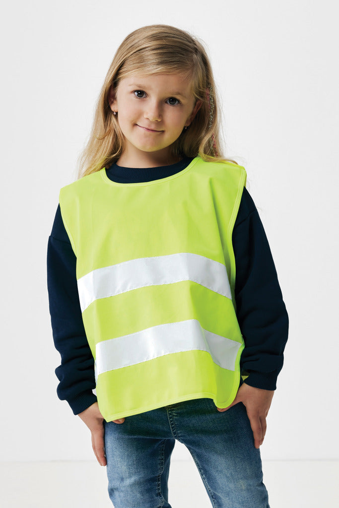 Load image into Gallery viewer, GRS recycled PET high-visibility safety vest 3-6 years - Custom Wood Designs