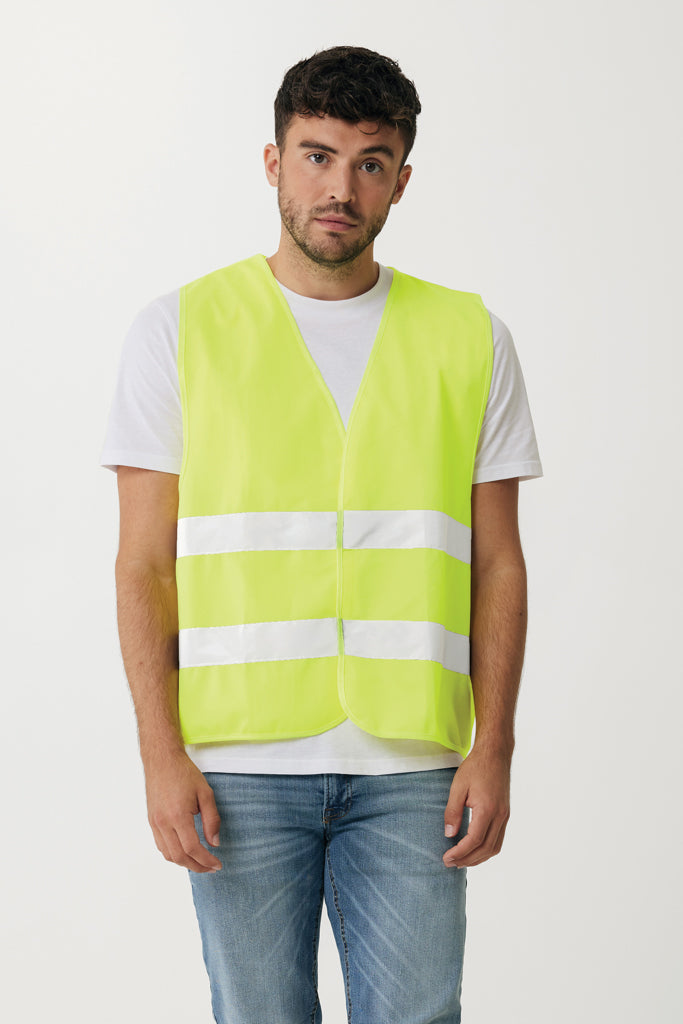Load image into Gallery viewer, GRS recycled PET high-visibility safety vest - Custom Wood Designs