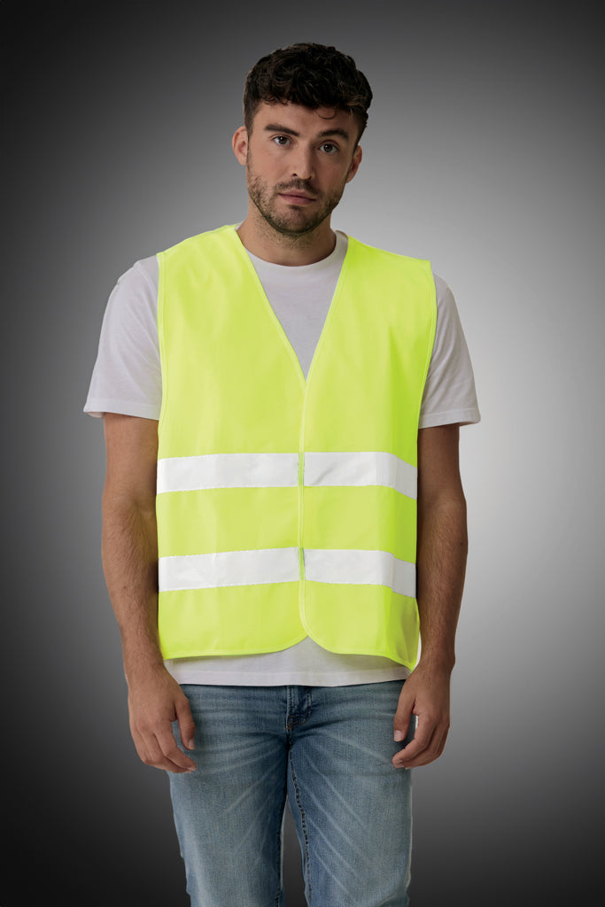 Load image into Gallery viewer, GRS recycled PET high-visibility safety vest - Custom Wood Designs