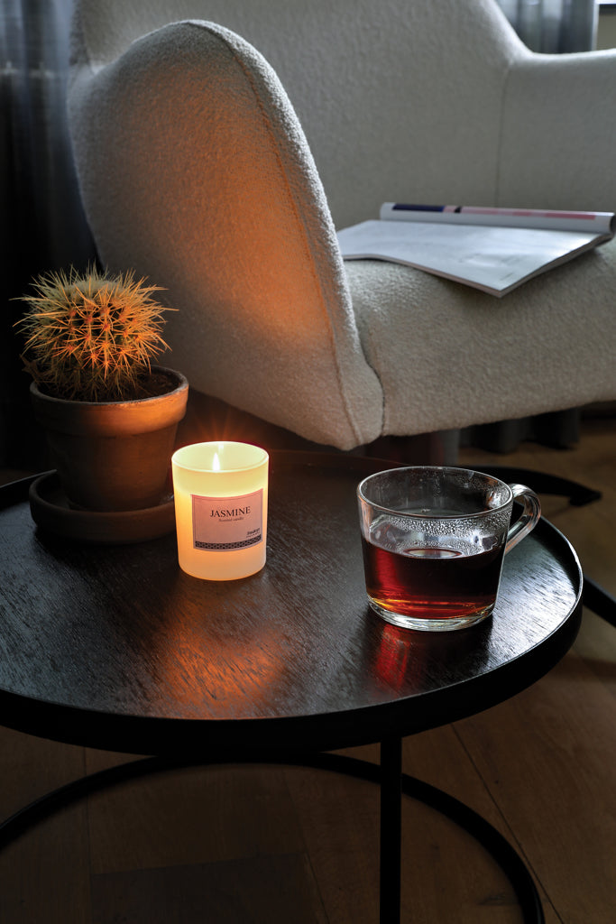 Load image into Gallery viewer, Ukiyo small scented candle in glass - Custom Wood Designs