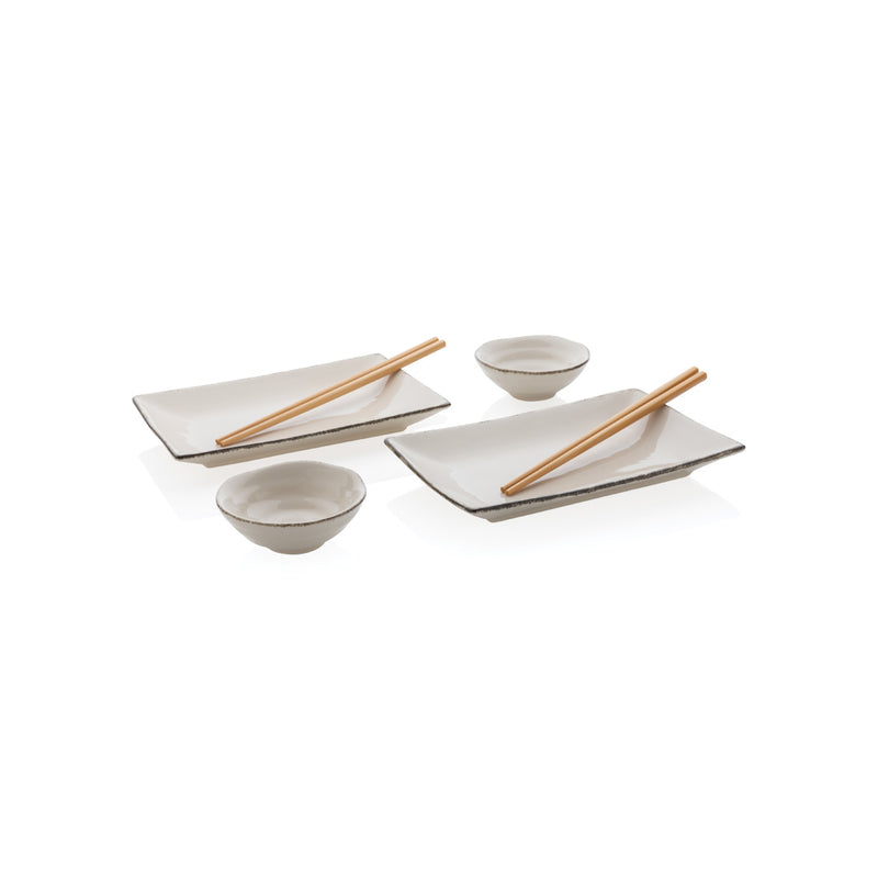 Load image into Gallery viewer, Ukiyo sushi dinner set for two - Custom Wood Designs
