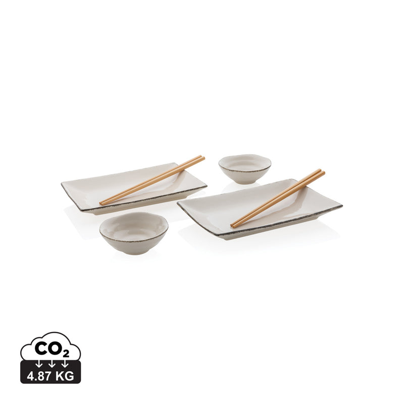 Load image into Gallery viewer, Ukiyo sushi dinner set for two - Custom Wood Designs