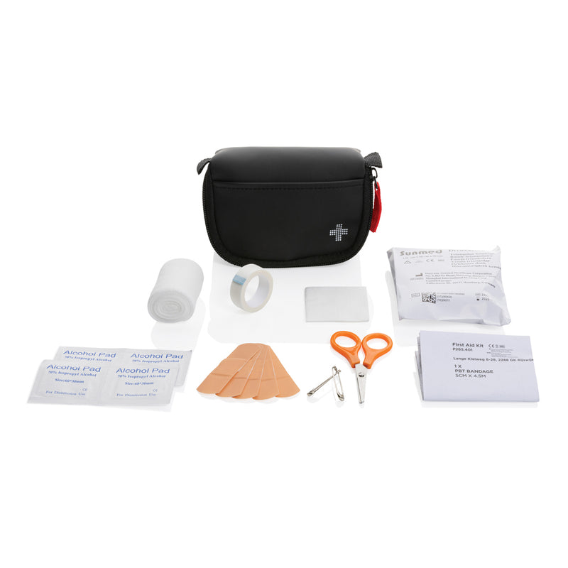 Load image into Gallery viewer, XD Collection RCS recycled nubuck PU first aid pouch for car safety, with first aid supplies, mailable and durable design