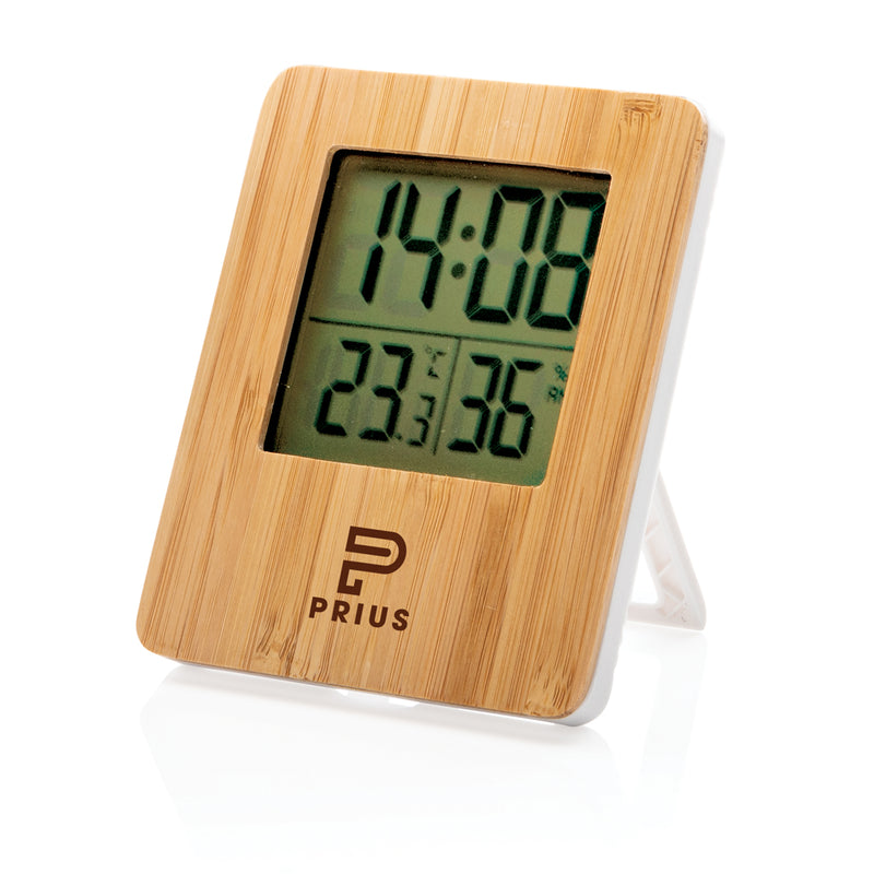 Load image into Gallery viewer, Bamboo weather station - Custom Wood Designs