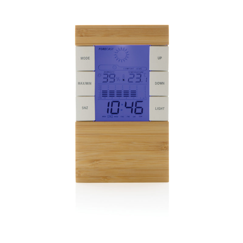 Load image into Gallery viewer, Utah RCS rplastic and bamboo weather station - Custom Wood Designs