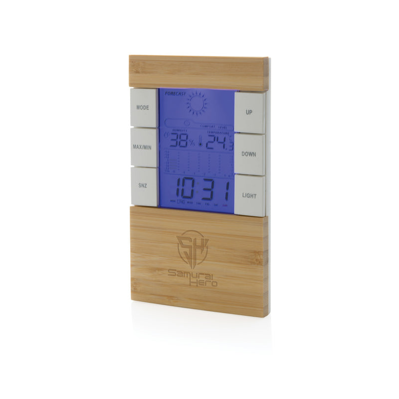 Load image into Gallery viewer, Utah RCS rplastic and bamboo weather station - Custom Wood Designs