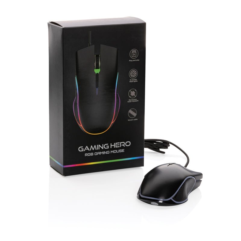 Load image into Gallery viewer, RGB gaming mouse - Custom Wood Designs