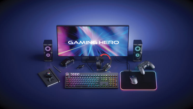 Load image into Gallery viewer, RGB gaming mousepad - Custom Wood Designs