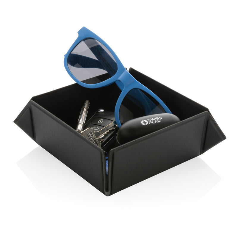 Load image into Gallery viewer, Swiss Peak RCS recycled PU foldable magnetic storage tray - Custom Wood Designs