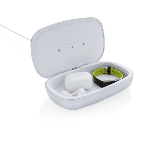 Rena UV-C steriliser box with 5W wireless charger - Custom Wood Designs