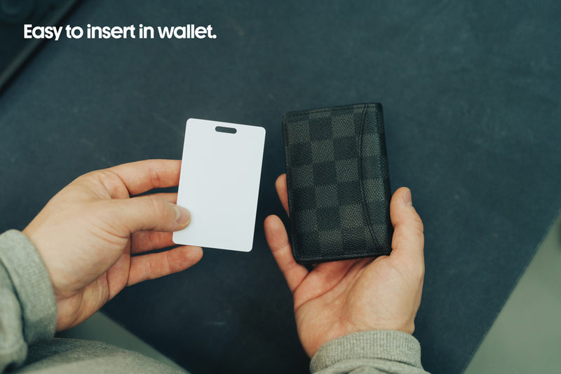 Load image into Gallery viewer, XD Collection Findcard RCS recycled plastic item finder card for phones and tablets, black and compact design.