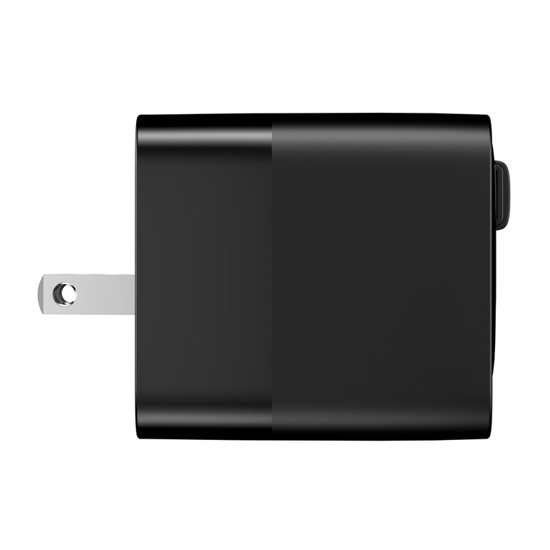 Load image into Gallery viewer, Urban Vitamin Mendocino 65W GaN charger with retractable cable for phones and tablets, compact and portable accessory.