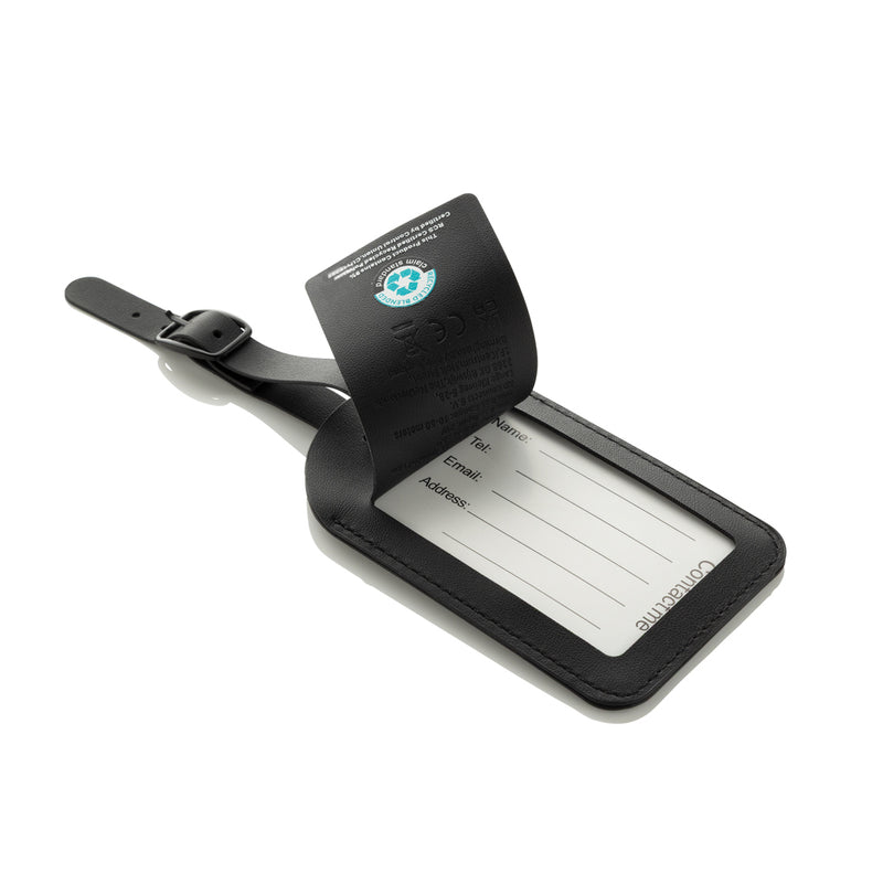 Load image into Gallery viewer, Globetrack RCSrPolyester luggage tag with worldwide locating - Custom Wood Designs