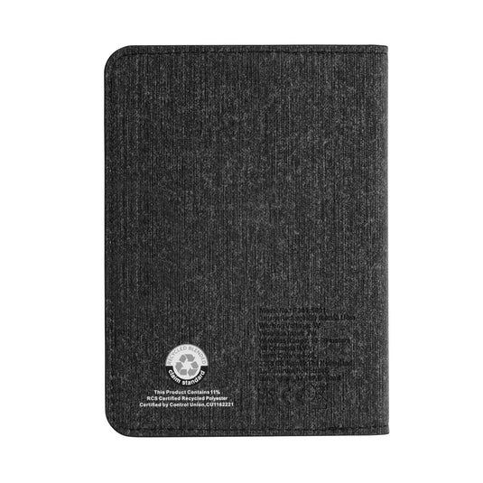Trackmate RCS rpolyester passport holder worldwide locating - Custom Wood Designs