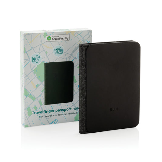 Trackmate RCS rpolyester passport holder worldwide locating - Custom Wood Designs