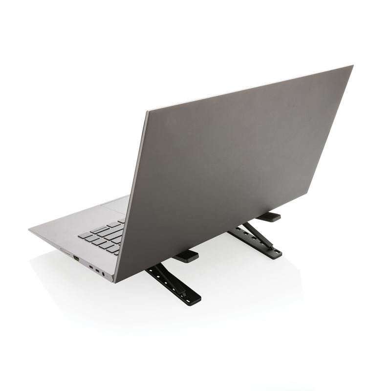 Load image into Gallery viewer, XD Xclusive Terra RCS recycled aluminium universal laptop and tablet stand for phones and tablets, showcasing its sleek design.