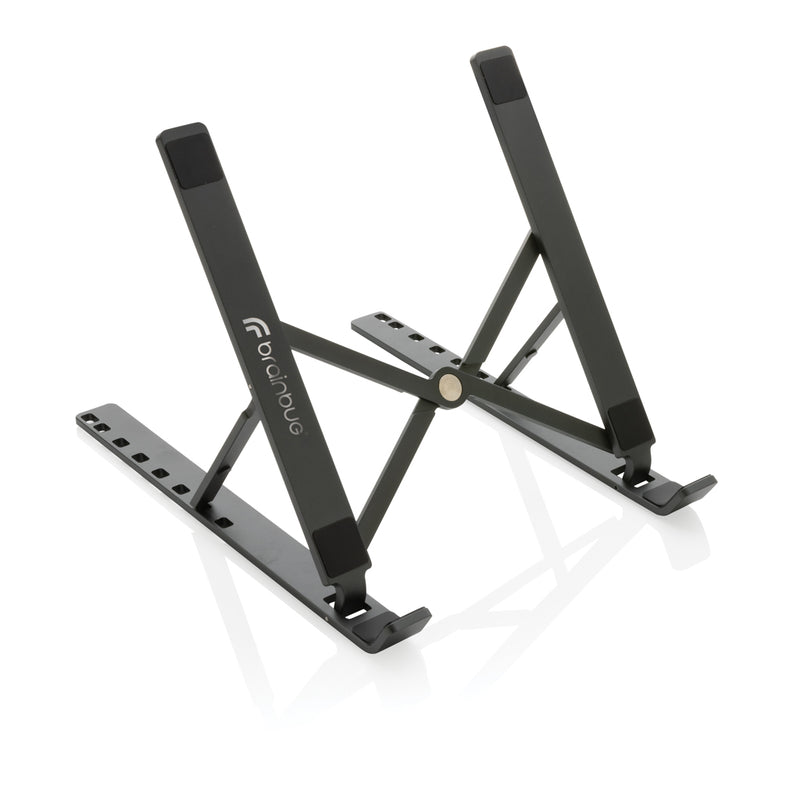 Load image into Gallery viewer, XD Xclusive Terra RCS recycled aluminium universal laptop and tablet stand for phones and tablets, showcasing sleek design and sturdy support.